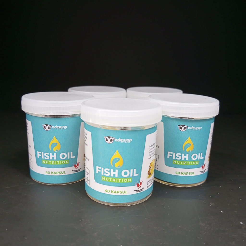 ADEWAP GLIDER Minyak Ikan Omega 3 Sugar Glider Fish Oil 40 Butir – Minyak Ikan  Suplemen Bulu & Kesehatan - 6
