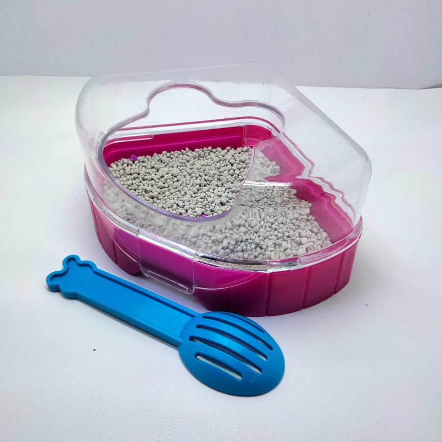 ADEWAP GLIDER Sweet Bathing Room Tempat Mandi Pasir Hewan Kecil - 4