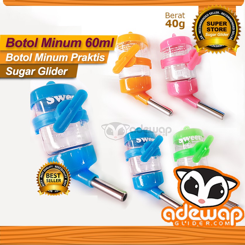 ADEWAP GLIDER Botol Minum Sugar Glider 60 ml - 6