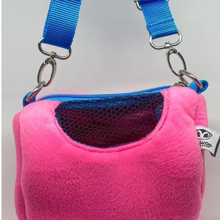 ADEWAP GLIDER - Lady Bag Travel Bonding Pouch Tas Hewan untuk Sugar Glider SG Motif Perempuan - 2