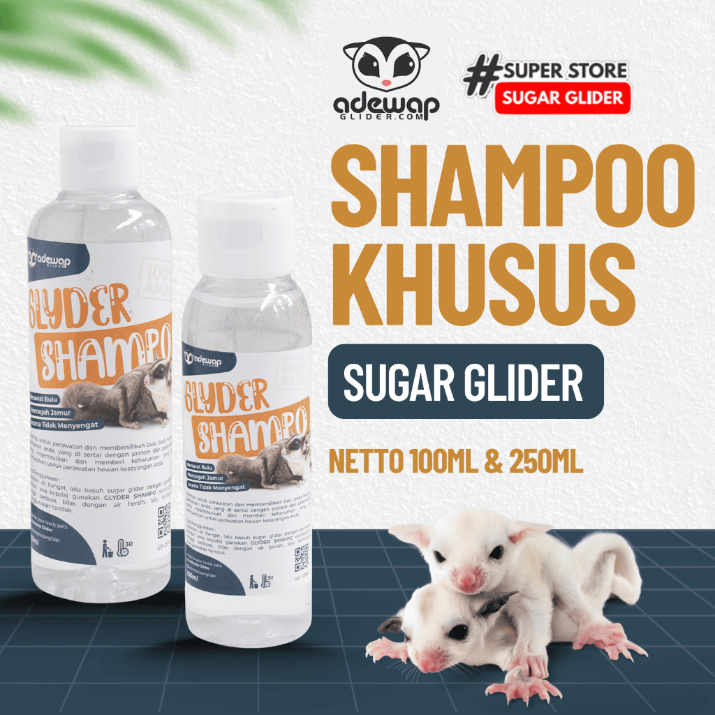ADEWAP GLIDER Shampoo Hewan Peliharan Sugar Glider - 7
