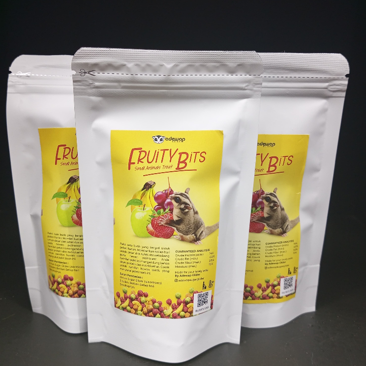 ADEWAP GLIDER Fruity Bits Pelet Buah Kering Makanan Sugar Glider - 4
