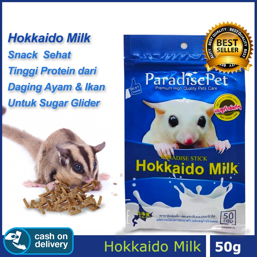 ADEWAP GLIDER Hokkaido Milk Snack Daging Susu Sugar Glider - 50gr - 4