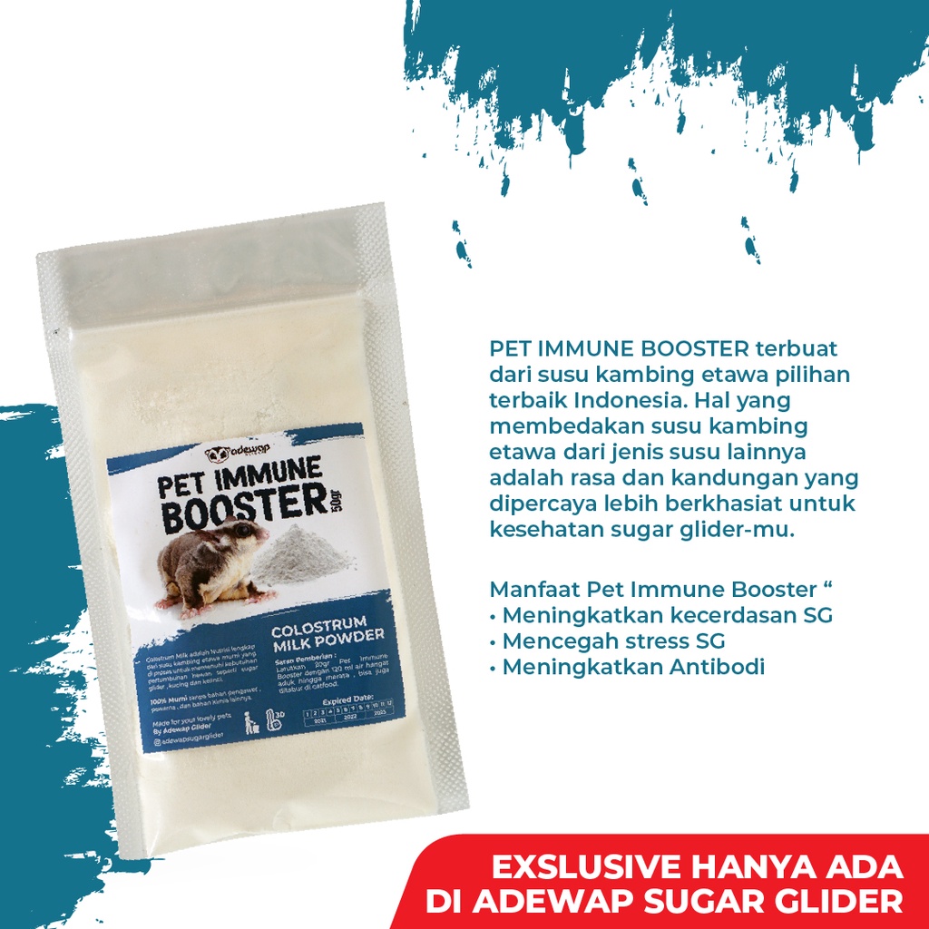 ADEWAP GLIDER Pet Imune Booster Sugar Glider Vitamin Imun Sugar Glider - 2