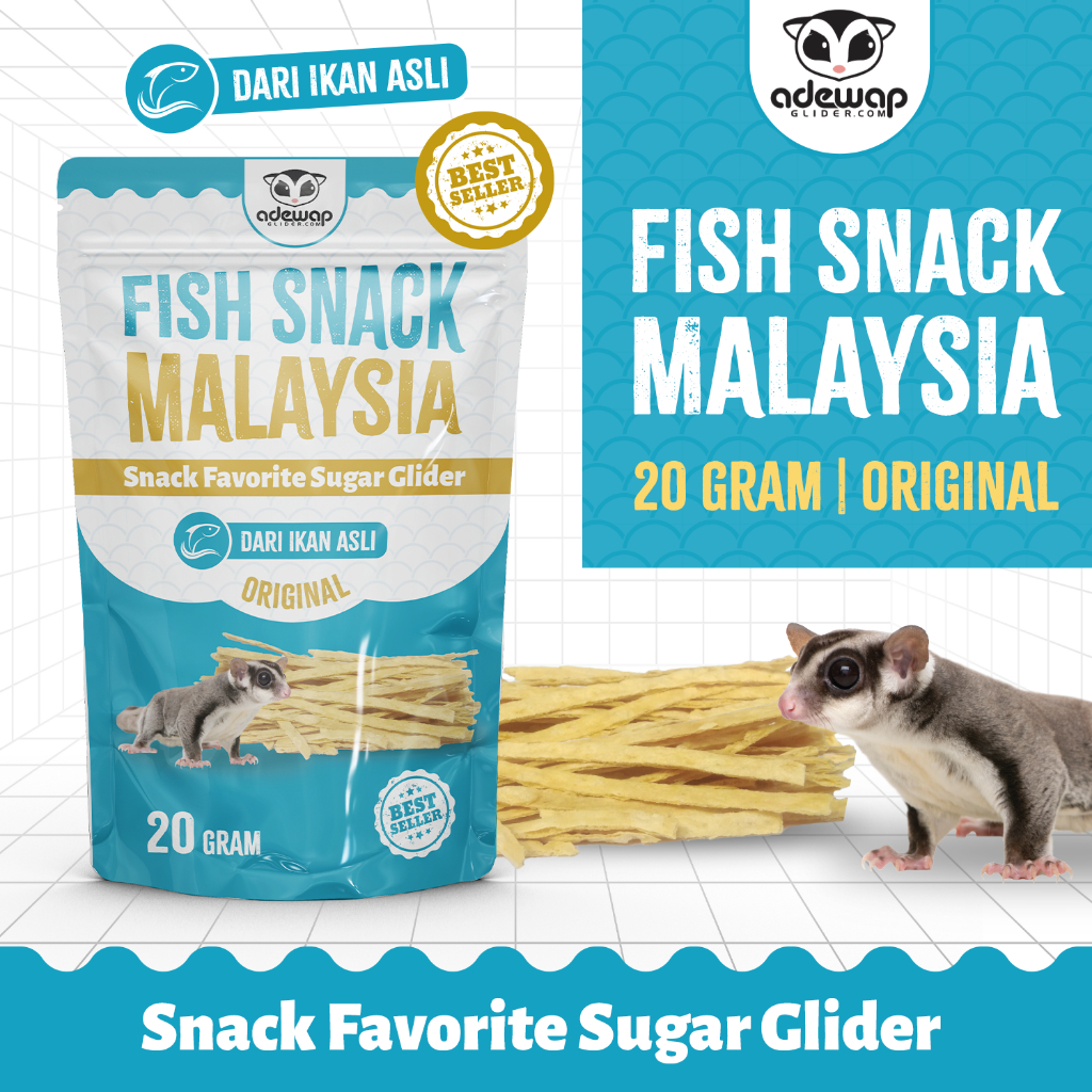 ADEWAP GLIDER Fish Snack Sugar Glider Malaysia