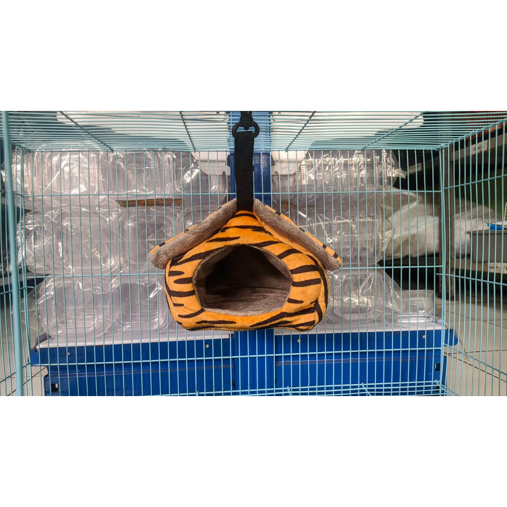 ADEWAP GLIDER Sleeping Pouch Sugar Glider Bentuk Rumah Tempat Tidur Sugar Glider - 7