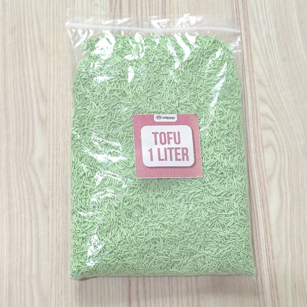 ADEWAP GLIDER Pasir Tofu 1 Liter Alas Kandang Hewan Sugar Glider - 3