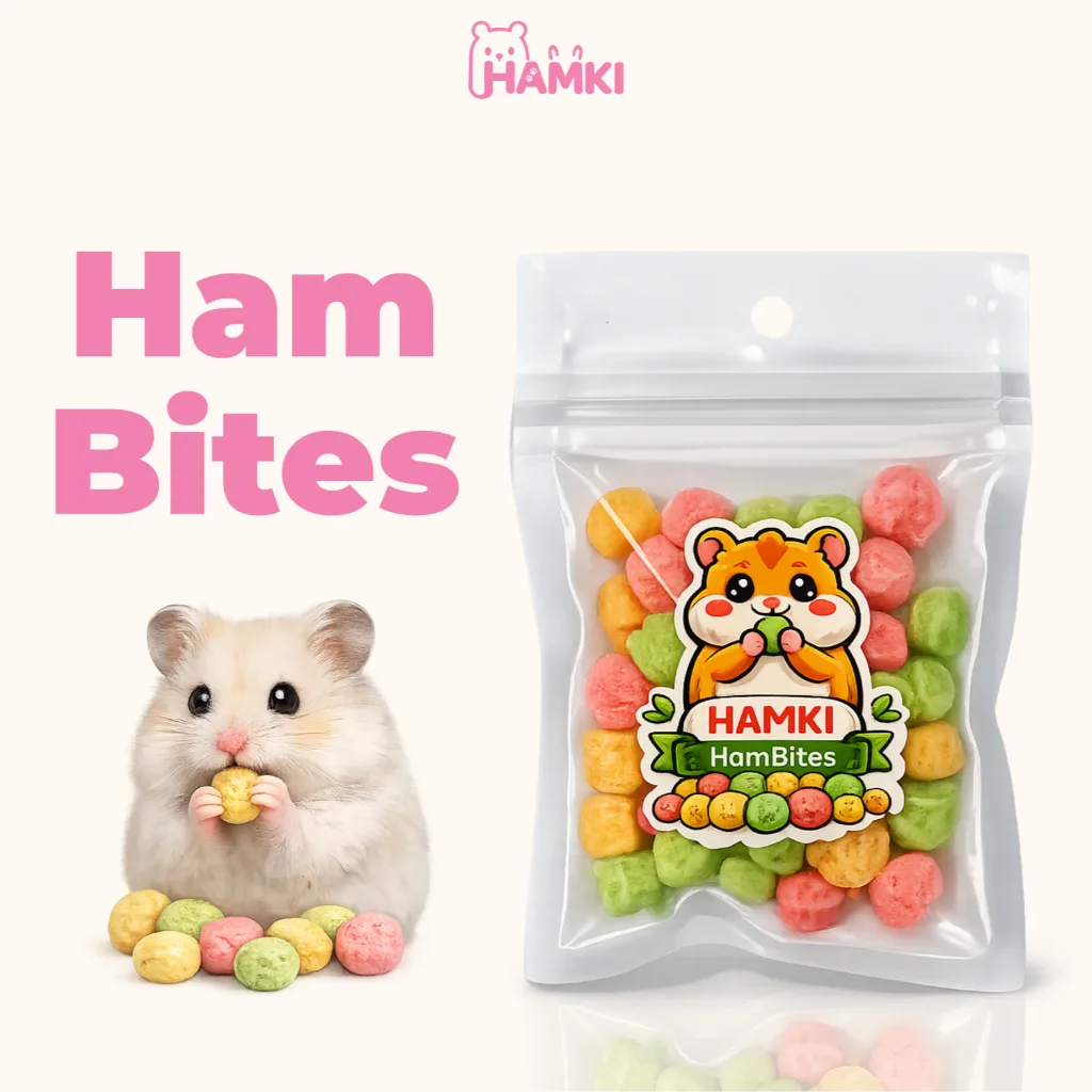 HAMKI HamBites Snack Hamster Warna-warni Treat Cemilan Hamster Pakan Tambahan