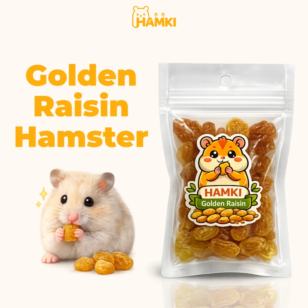 HAMKI Snack Hamster Golden Raisin Kismis Kuning Treat Cemilan Pakan Tambahan Hamster Premium