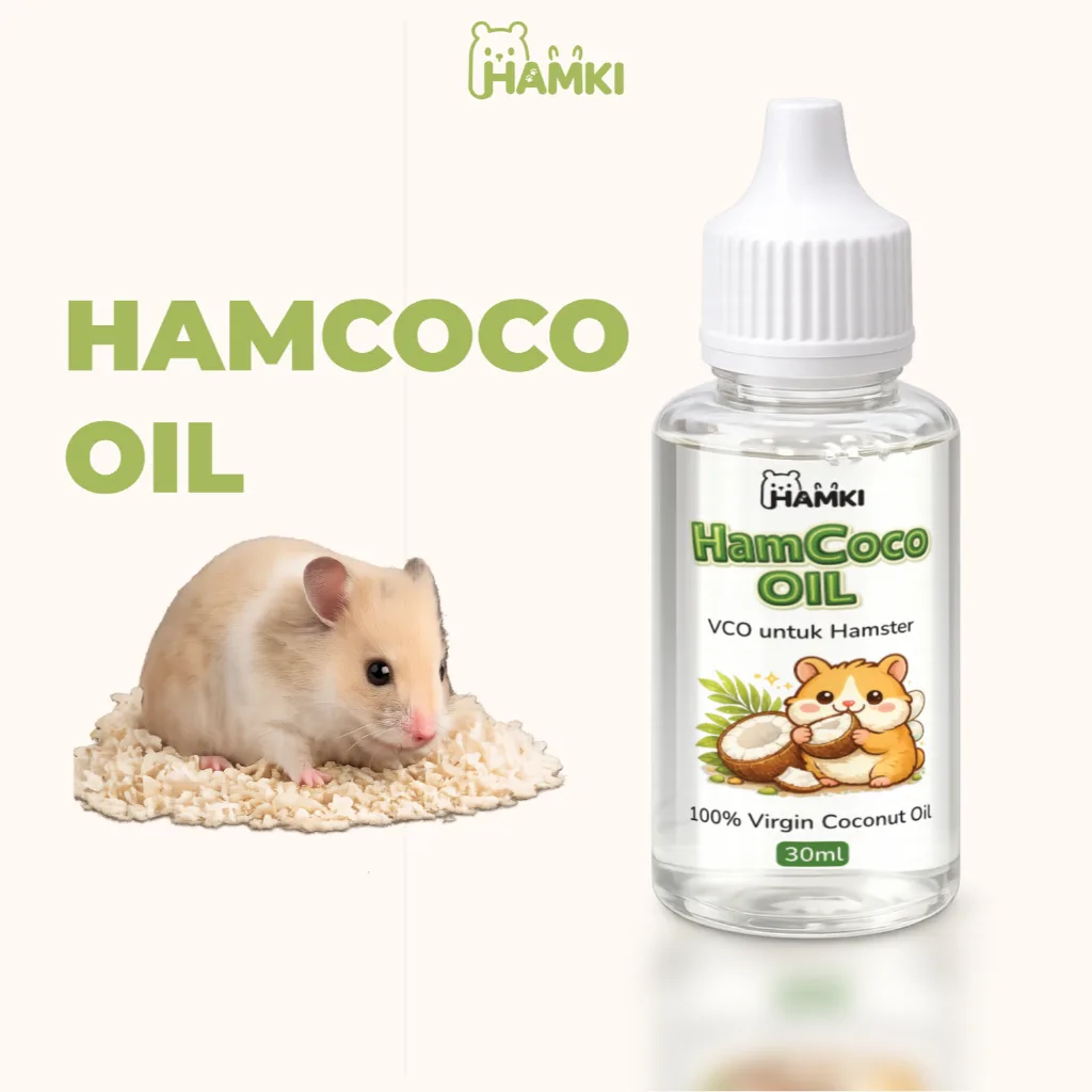 HAMKI HamCoco Oil VCO Hamster 30ml 100% Virgin Coconut Oil untuk Pencernaan & Kulit