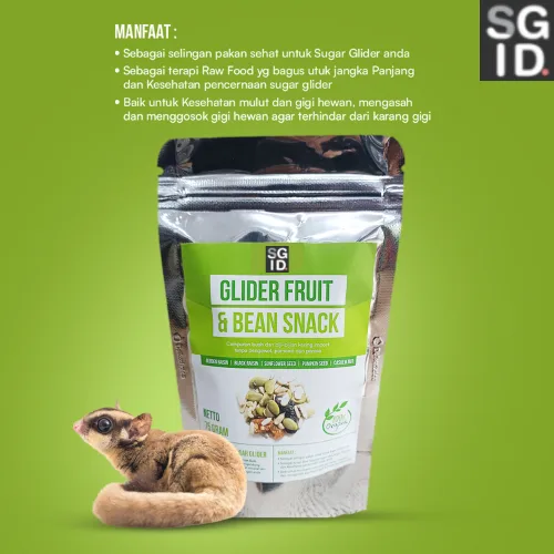 ADEWAP GLIDER Glider Fruit n Bean - Snack Buah Dan Kacang Sugar Glider