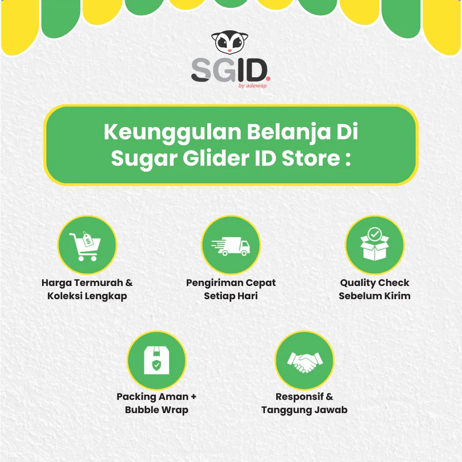 Sleeping Pouch Kora Kora Aksesoris / Mainan Tempat Tidur Sugar Glider