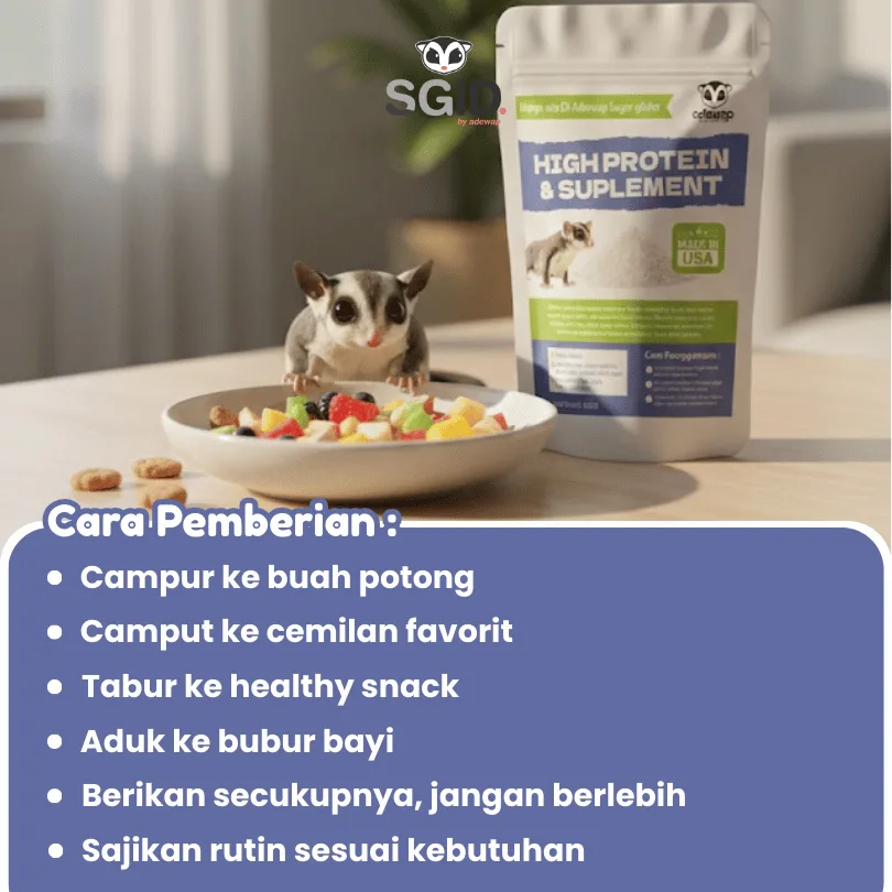INSTANT HPS : High Protein & Supplement Nutrisi Tambahan Sugar Glider