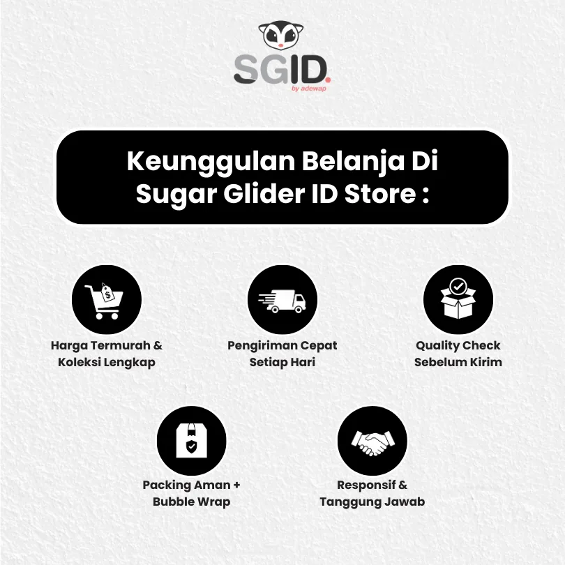 SUGAR GLIDER STAR Sleeping Pouch Kasmir Alas Tempat Tidur Sugar Glider