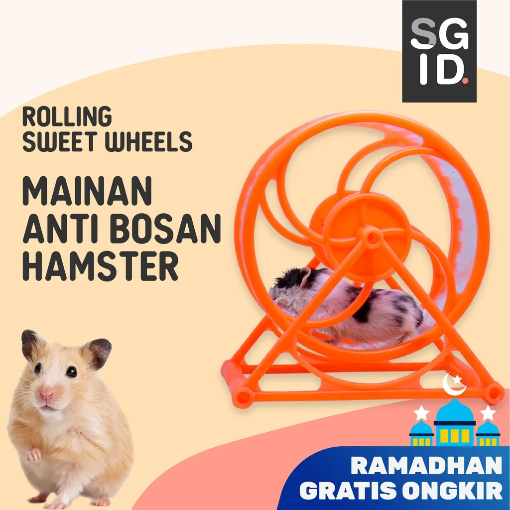 ADEWAP GLIDER Rolling Wheel Exerise 8 Sweet Mainan Sugar Glider