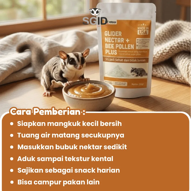 ADEWAP GLIDER Nectar Bee Pollen Plus Vitamin Sugar Glider