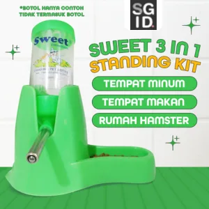 BOTTLE STANDING MULTIFUNGSI TEMPAT MAKAN DAN TEMPAT BOTOL 3 IN 1