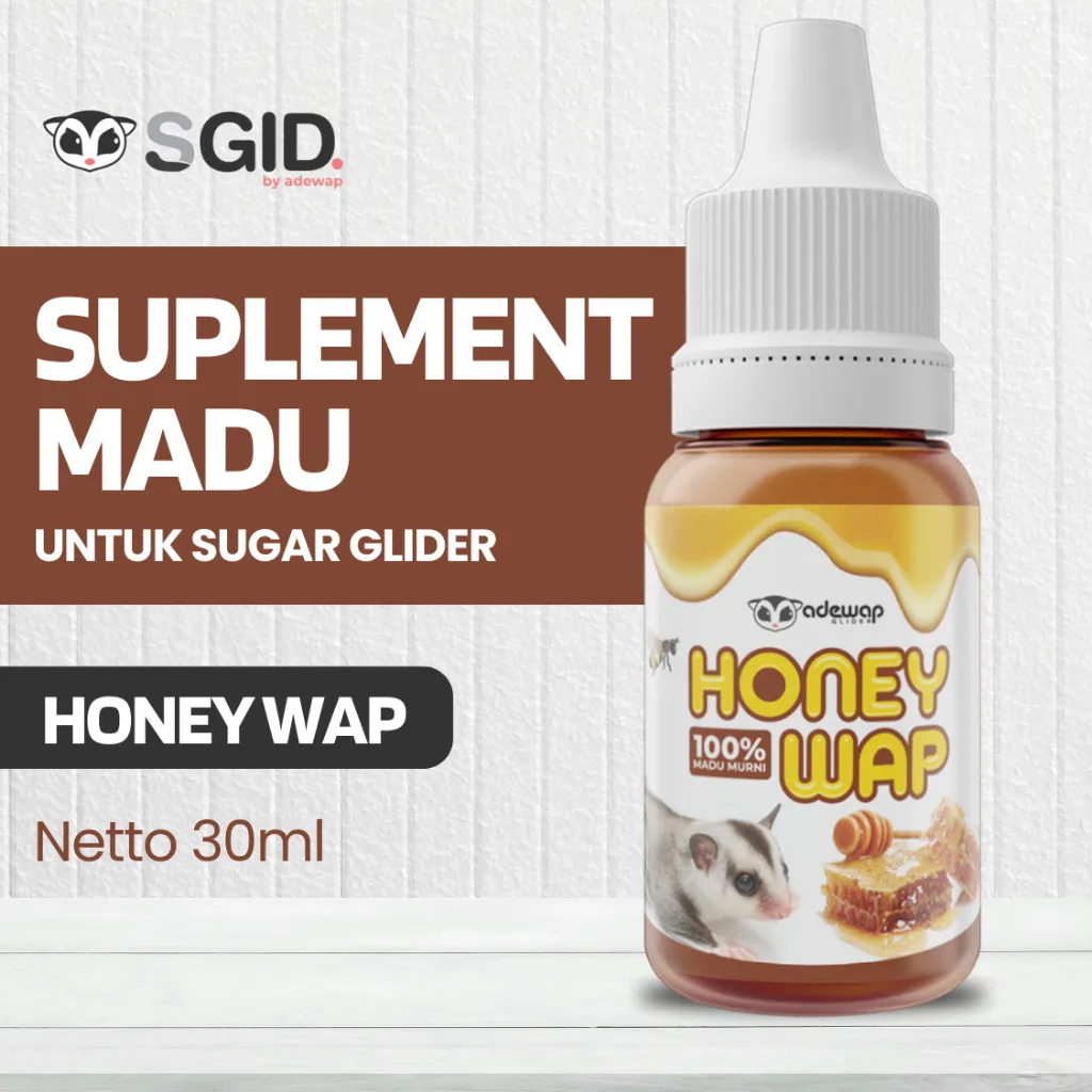ADEWAP GLIDER Honeywap Madu Murni Sugar Glider - 30ml