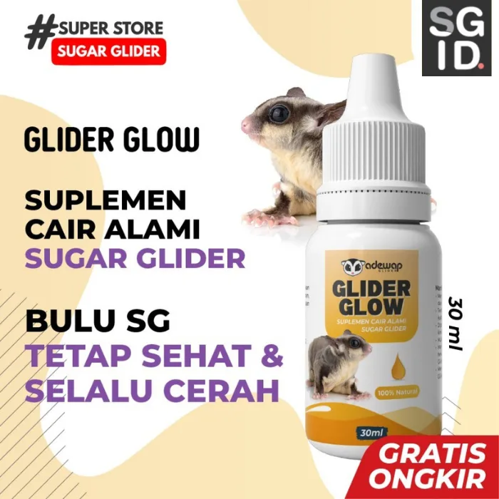 ADEWAP GLIDER Glow Suplement Perawatan Bulu Sugar Glider - 30ML
