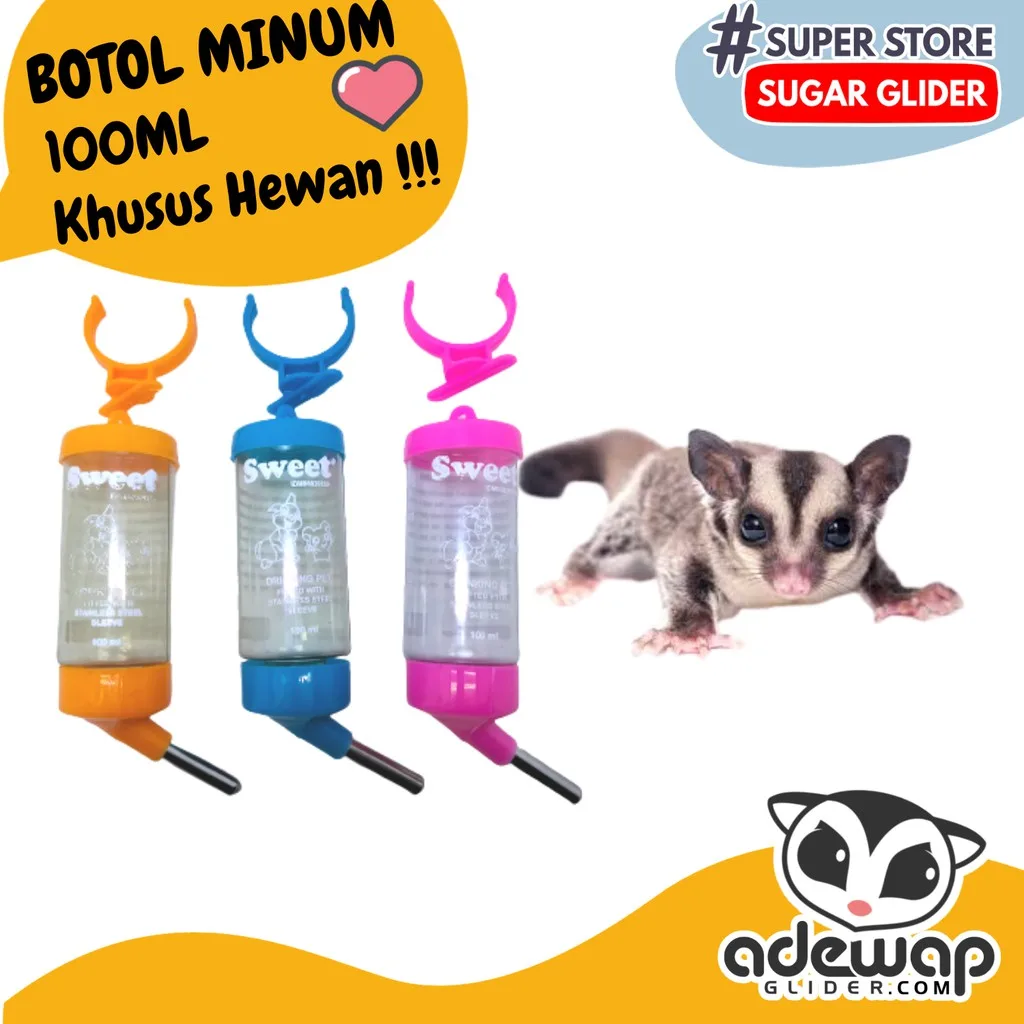 ADEWAP GLIDER Botol Minum Sugar Glider 100ML