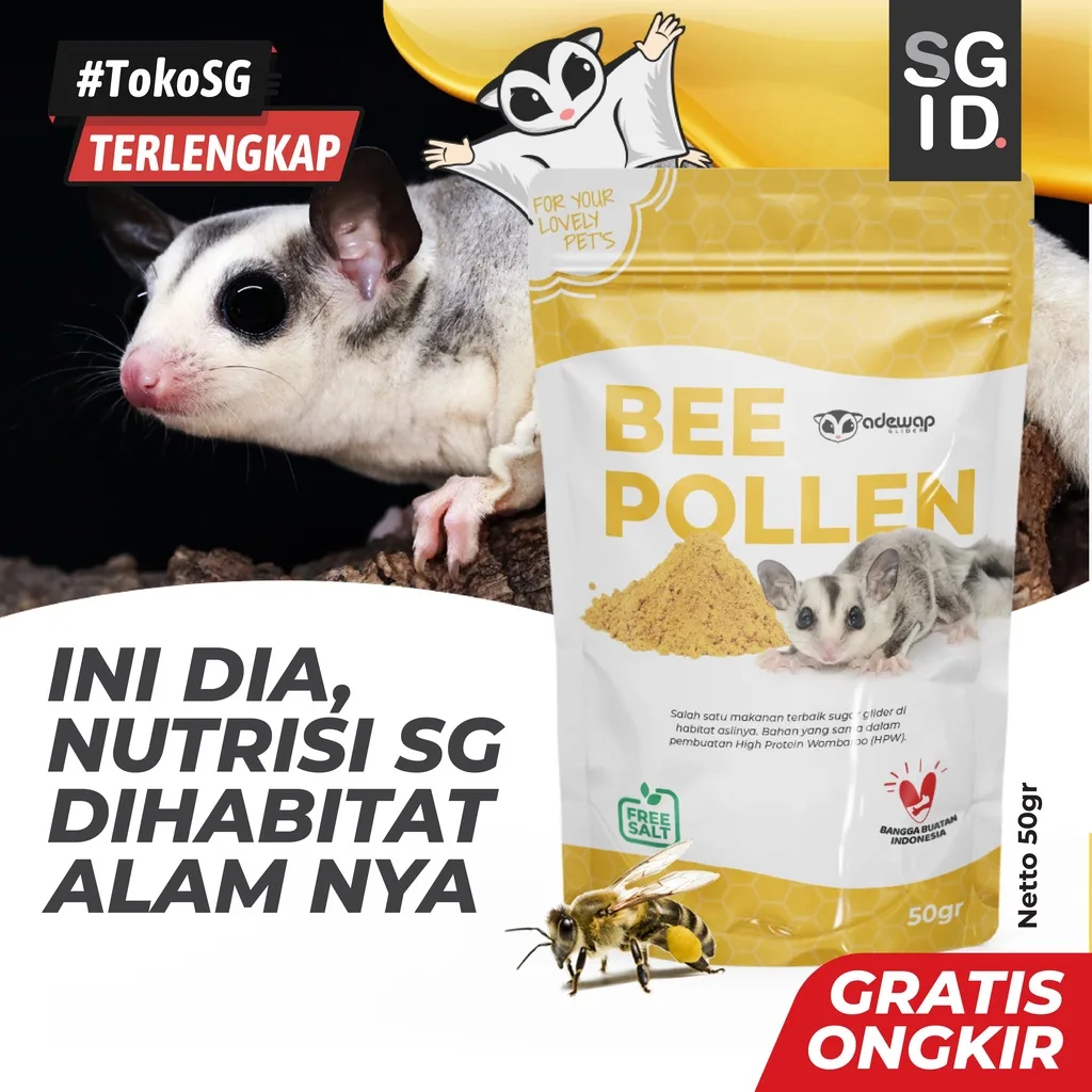 ADEWAP GLIDER Premium Bee Pollen Sugar Glider