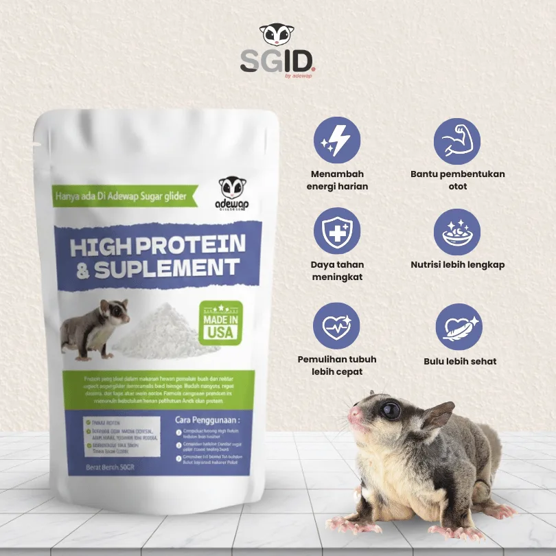 INSTANT HPS : High Protein & Supplement Nutrisi Tambahan Sugar Glider