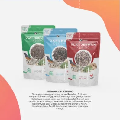 ADEWAP GLIDER Paket Hemat 3 Serangga Nutrisi Protein Sugar Glider