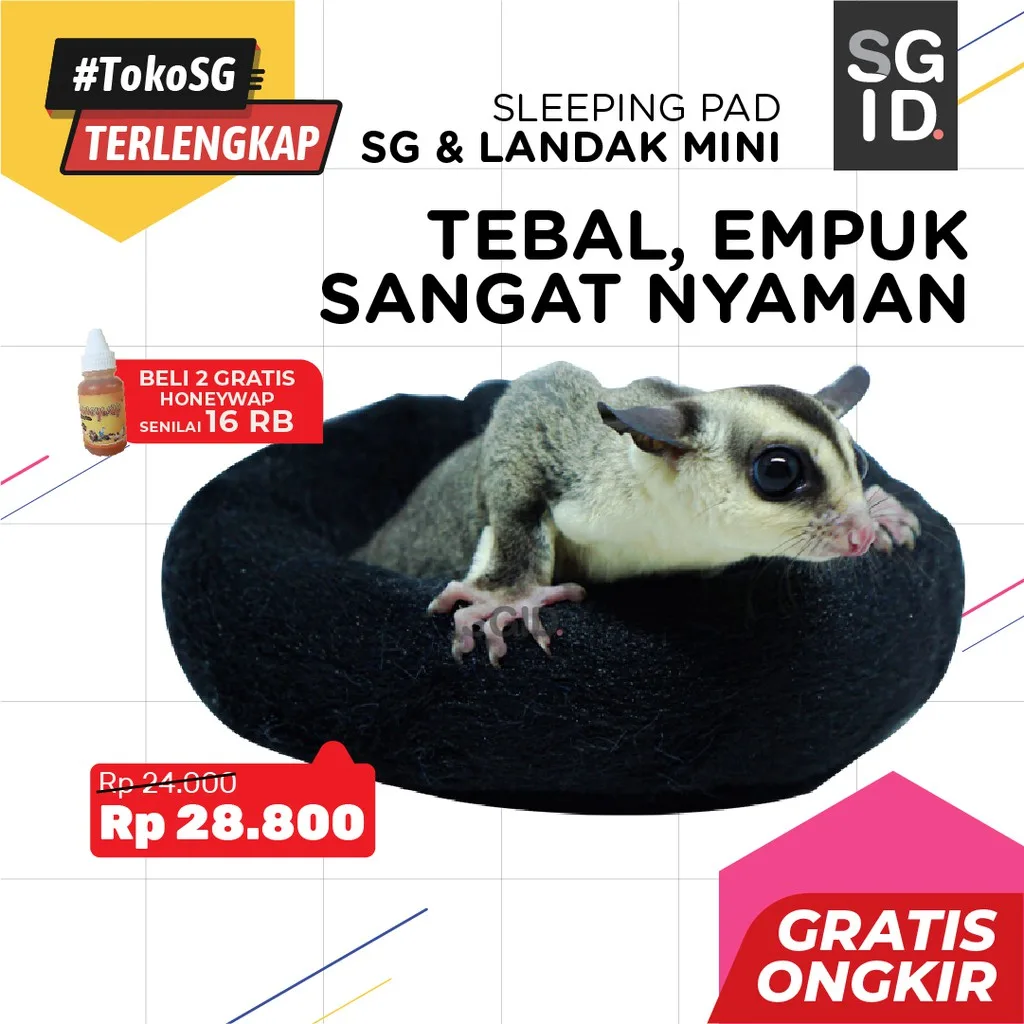 SUGAR GLIDER STAR Sleeping Pouch Kasmir Alas Tempat Tidur Sugar Glider