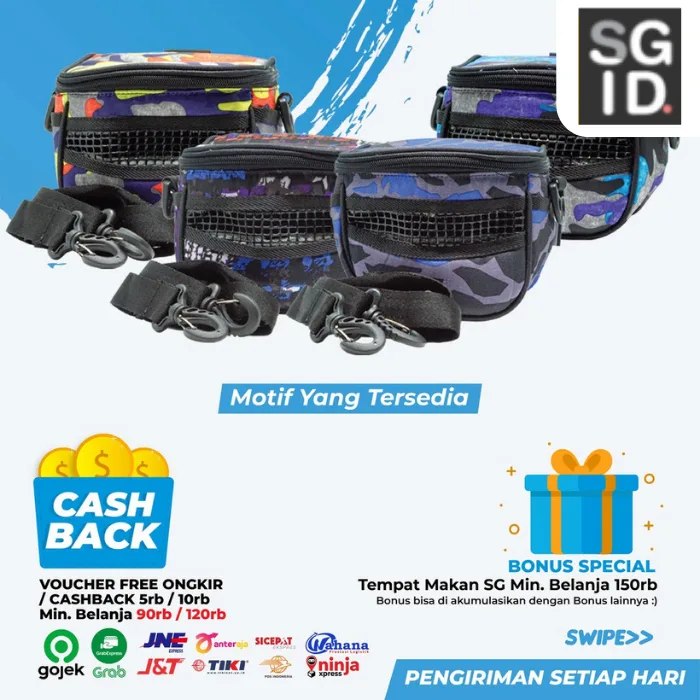 ADEWAP GLIDER Travel Pouch EASY Tas Selempang Travelling Sugar Glider