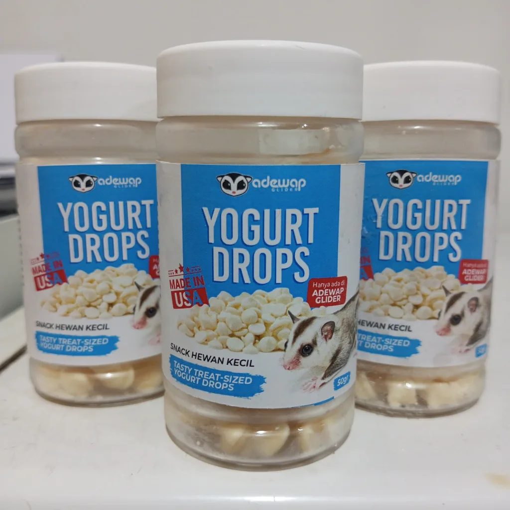 SUGAR GLIDER STAR Yogurt Drops Snack Susu Cemilan Sugar Glider Import USA