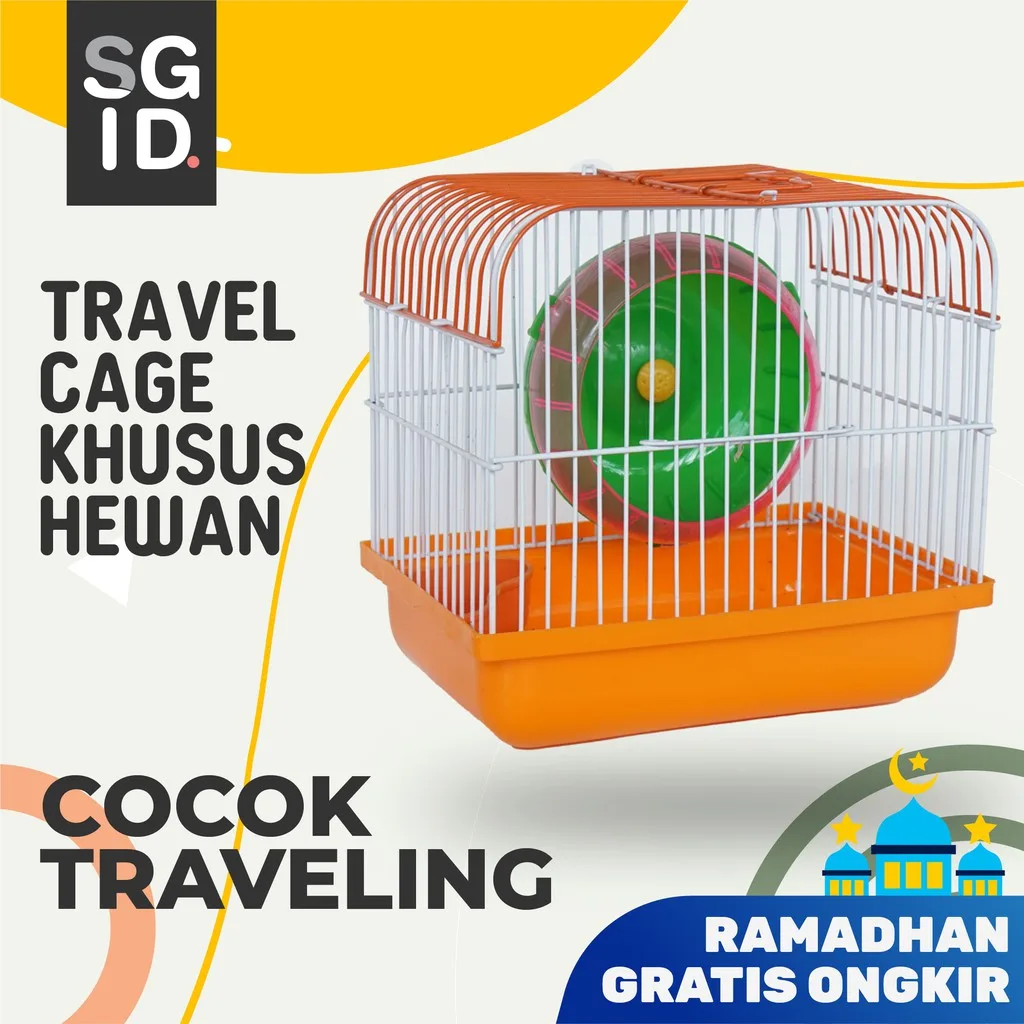 ADEWAP GLIDER Mini Hamster Cage - Kandang Sugar Glider Hamster Ukuran Kecil