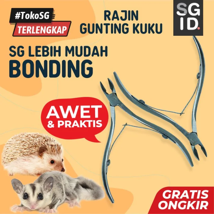 ADEWAP GLIDER Gunting Kuku Besi Nail Trimmer Clipers Sugar Glider