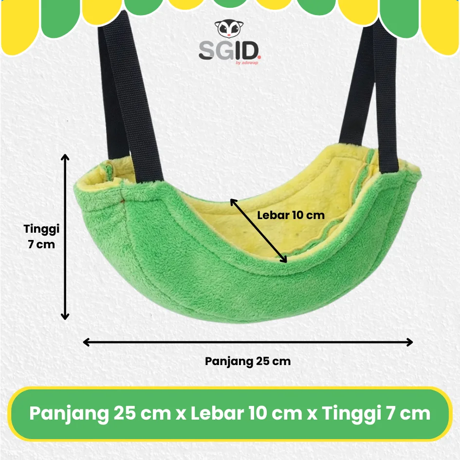 Sleeping Pouch Kora Kora Aksesoris / Mainan Tempat Tidur Sugar Glider