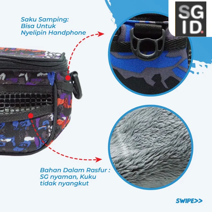 ADEWAP GLIDER Travel Pouch EASY Tas Selempang Travelling Sugar Glider