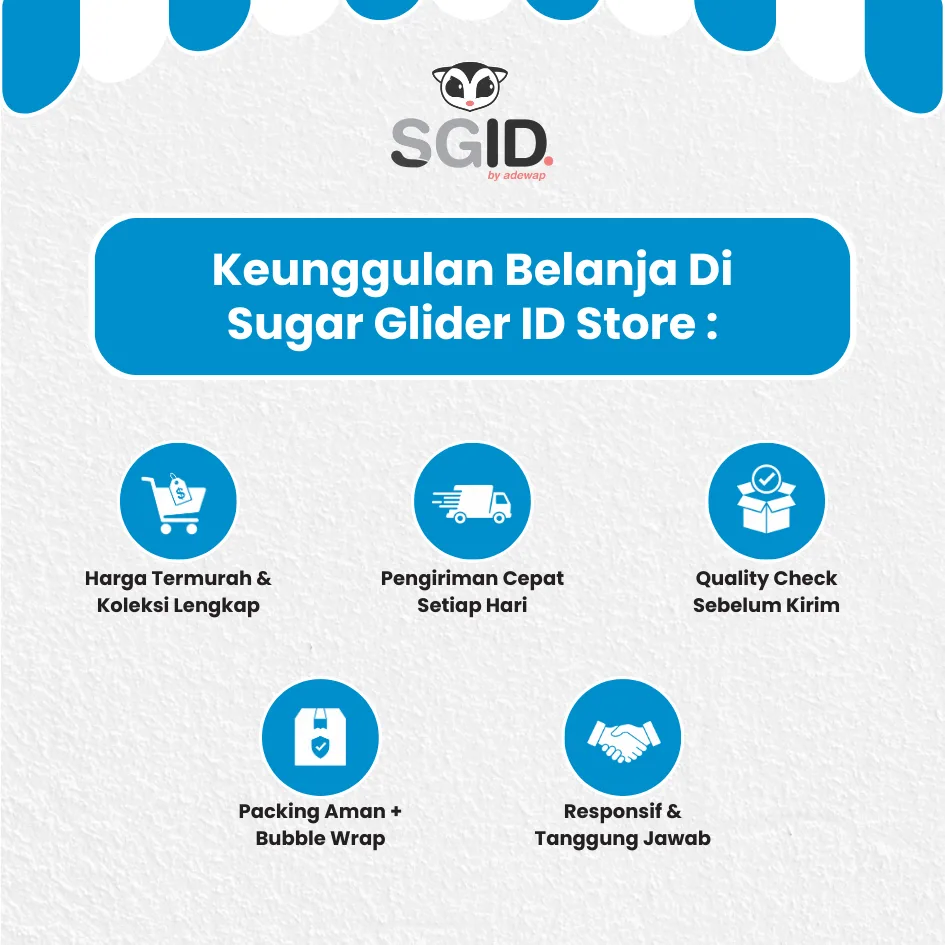ADEWAP GLIDER Minyak Ikan Omega 3 Sugar Glider Fish Oil 40 Butir – Minyak Ikan  Suplemen Bulu & Kesehatan