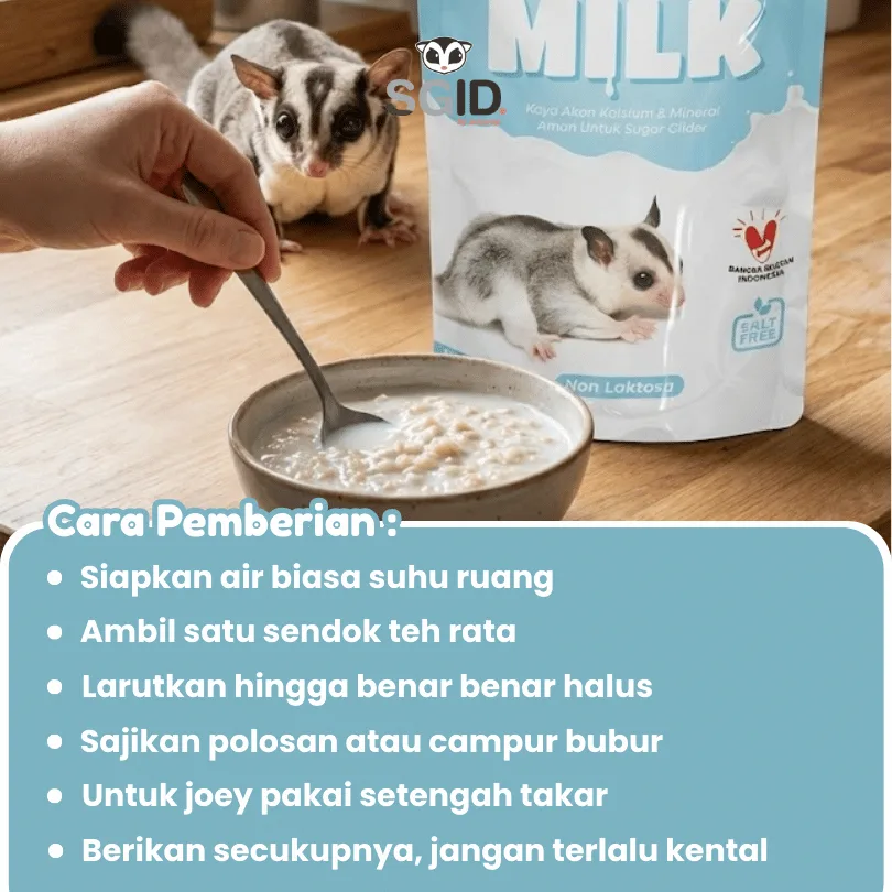 ADEWAP GLIDER Sugar Glider Milk Susu Sugar Glider - 50Gr