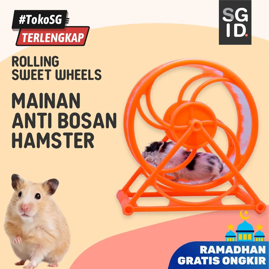ADEWAP GLIDER Rolling Wheel Exerise 8 Sweet Mainan Sugar Glider
