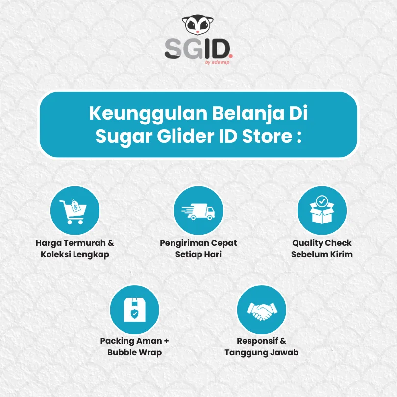 FISH SNACK MURAH SUGAR GLIDER IMPORT MALAYSIA CAMILAN BONDING SG FAVORIT SUGER GLIDER