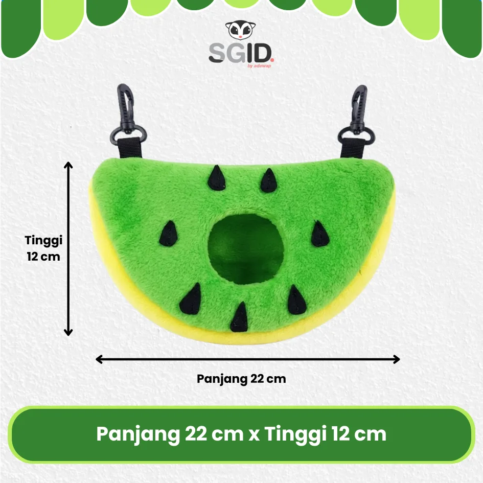 SUGAR GLIDER STAR Sleeping Pouch Watermelon Tempat Tidur Sugar Glider Semangka