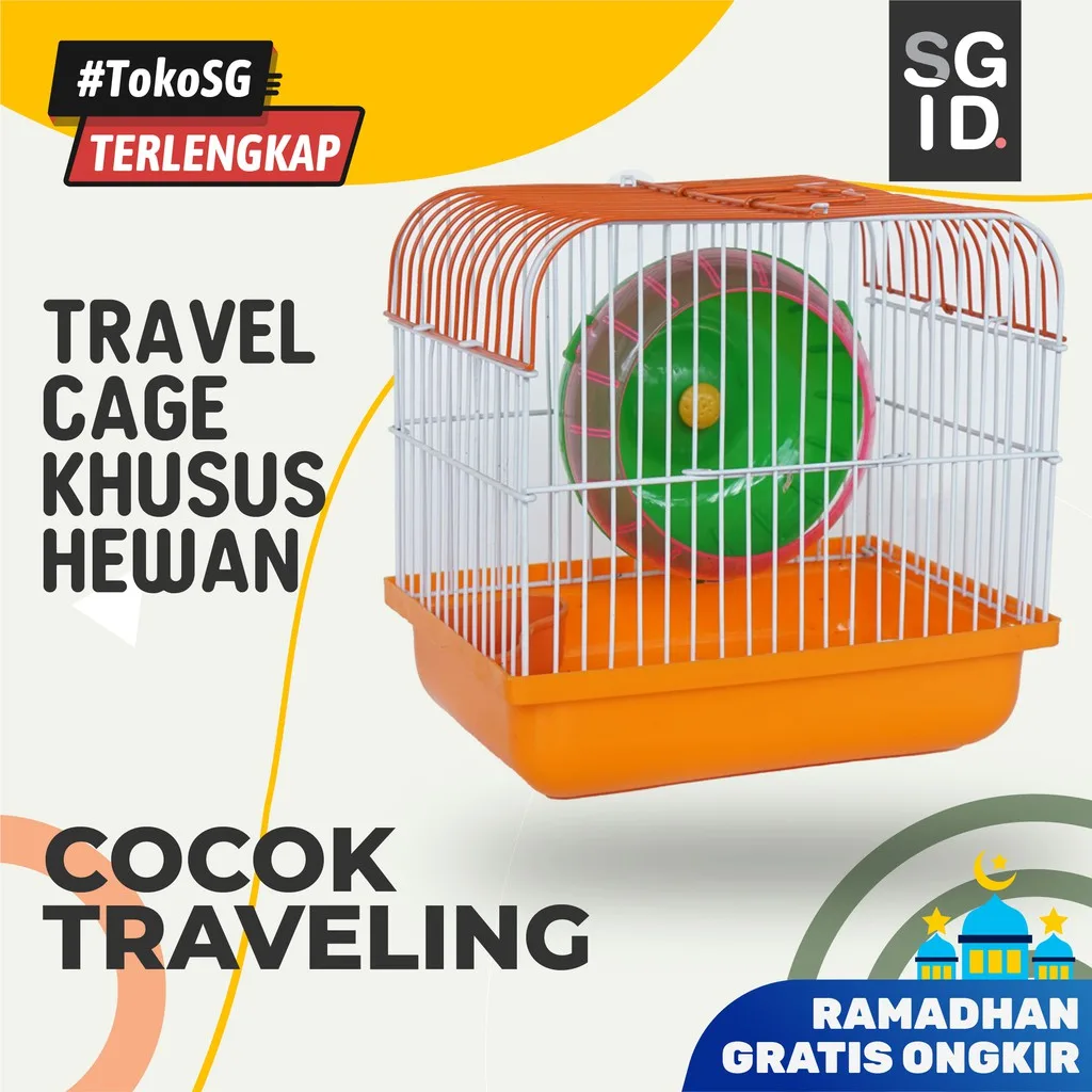 ADEWAP GLIDER Mini Hamster Cage - Kandang Sugar Glider Hamster Ukuran Kecil