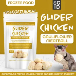 ADEWAP GLIDER Frozen Food Bunga Kol Meatball Glider Chicken For Sugar Glider