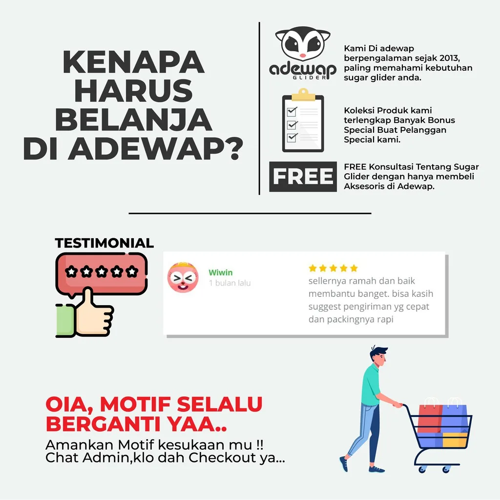 ADEWAP GLIDER Travel Cage Curve For Sugar Glider  - Tidak Termasuk Kandang Kecil