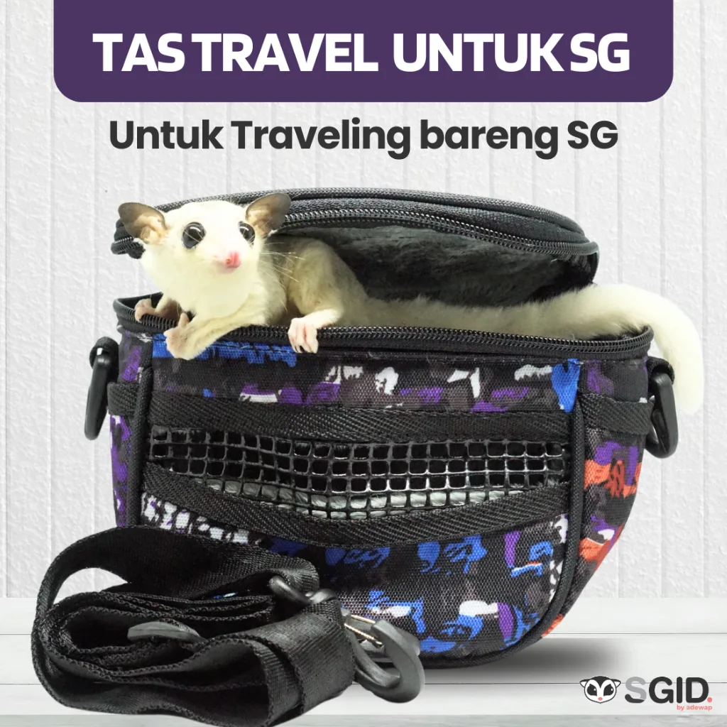 ADEWAP GLIDER Travel Pouch EASY Tas Selempang Travelling Sugar Glider