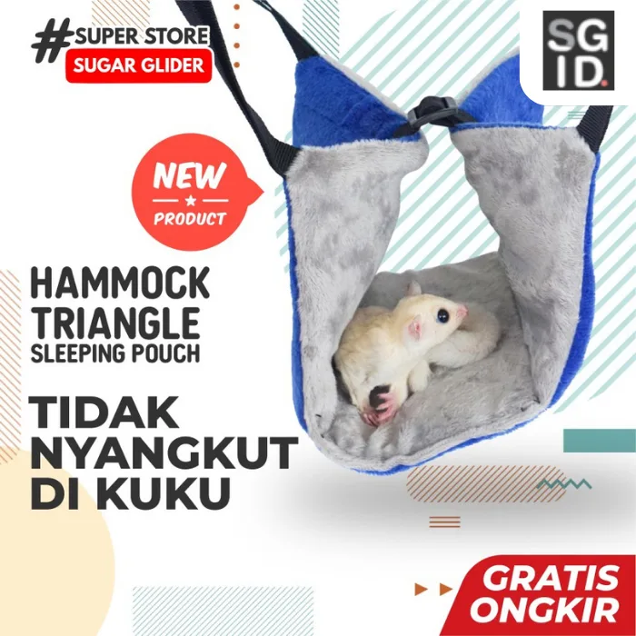 Hammock Sleeping Pouch Triangle Tempat Tidur Gantung Sugar Glider