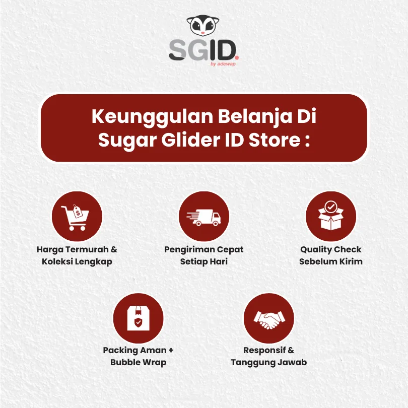 ADEWAP GLIDER Paket Hemat 3 Serangga Nutrisi Protein Sugar Glider