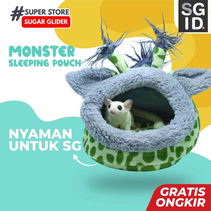 SUGAR GLIDER STAR Sleeping Pouch MONSTER Tempat Tidur Sugar Glider