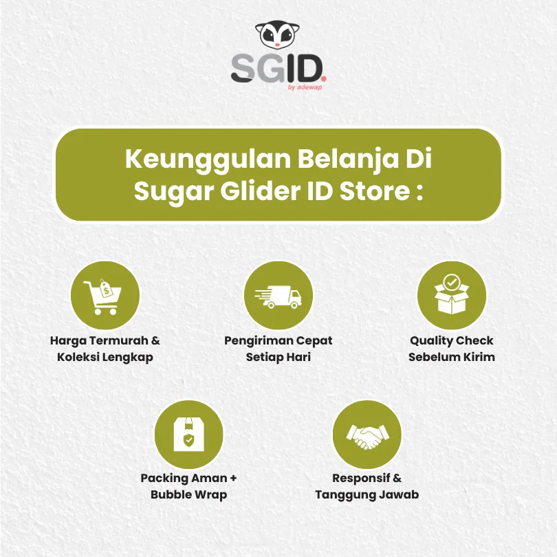 ADEWAP GLIDER Frozen Food Brocolli Meatball Glider Chicken For Sugar Glider