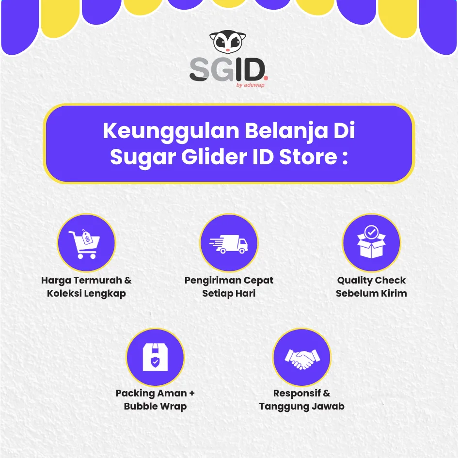 ADEWAP GLIDER Pouch Banana Bentuk Pisang Untuk Sugar Glider Tupai Terbang Kantong Tidur SG