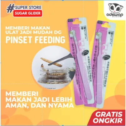 ADEWAP GLIDER Pinset Feeding Makanan Sugar Glider