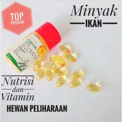ADEWAP GLIDER Fish Oil Sugar Glider Minyak Ikan Nutrisi Vitamin Perawatan Bulu Hewan Sugar Glider